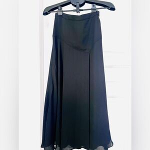 Banana Republic Black Chiffon Skirt